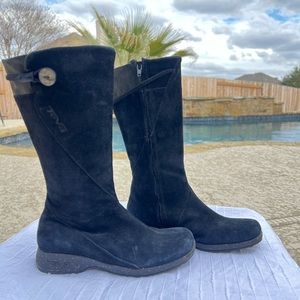 Teva Montecito Black Leather Boots